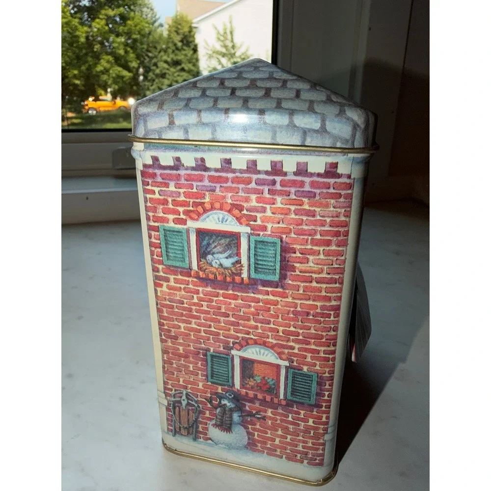 VTG Hallmark Hall Bros Cards Gifts Storefront Tin Partial Set Notecards Decor